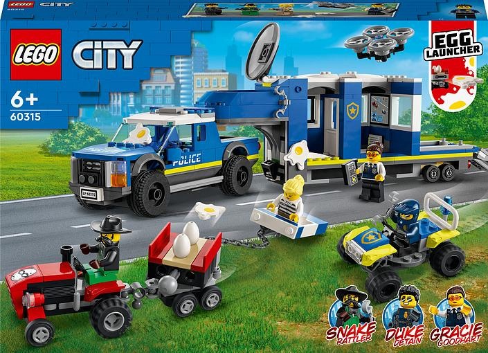 Lego klotsid City 60315 Police Mobile Command Truck