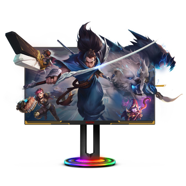 AOC monitor AGON AG275QXL 27" Quad HD, must/kuldne