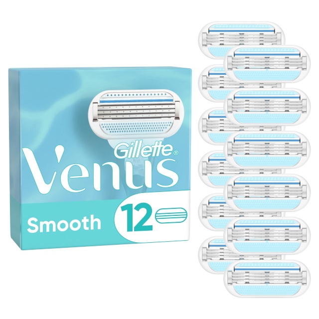 Gillette raseerija varuterad Venus Smooth, 12tk pakis