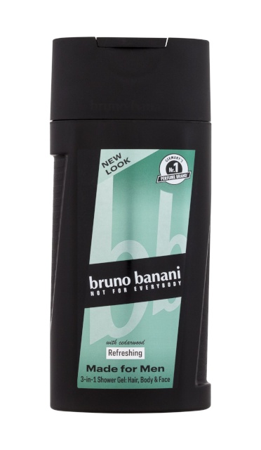 Bruno Banani dušigeel Made For Men With Cedarwood 250ml, meestele