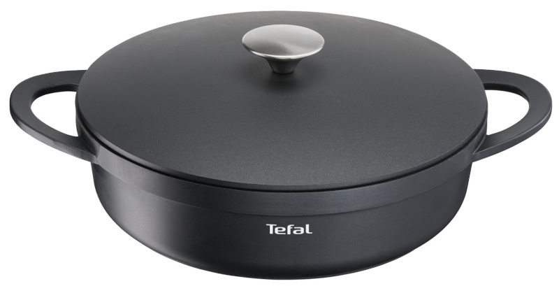 Tefal madal pann Trattoria, Ø 28cm (must, with Lid)