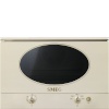 SMEG mikrolaineahi Colonial, integreeritav MP822NPO, 22L, 850W, kreem/messing