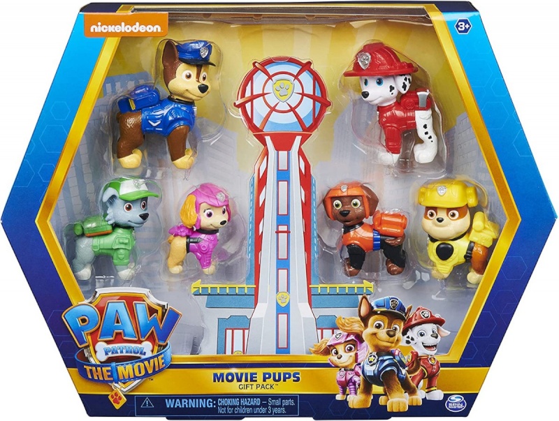 Paw Patrol mängufiguuride komplekt The Movie Pups Gift Pack, 6060361
