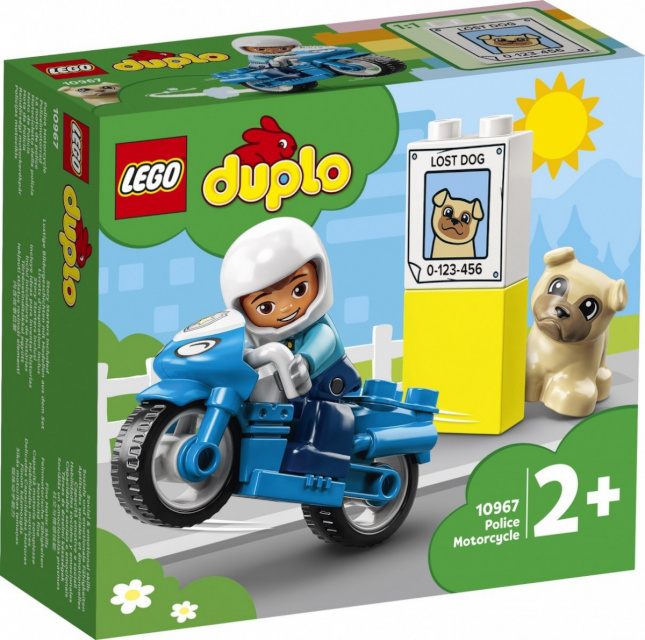 LEGO klotsid DUPLO 10967 Police Motorcycle 