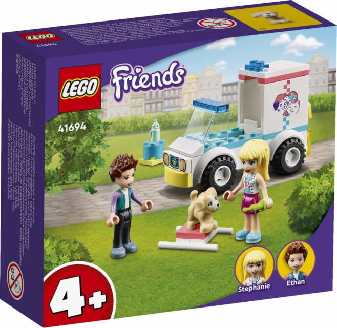 LEGO klotsid Friends 41694 Pet Clinic Ambulance