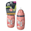 Tommee Tippee termokruus INSULATED STRAW 266ml, 12m+, pink, 447825