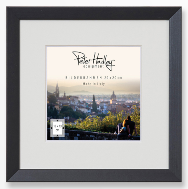Peter Hadley pildiraam Nina 20x20 cm must, Wooden Frame, puidust raamiga
