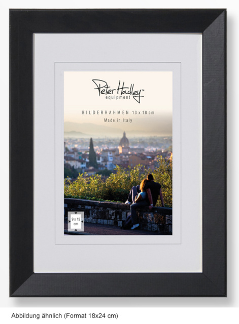 Peter Hadley pildiraam Nina 18x24 cm must, Wooden Frame, puidust raamiga