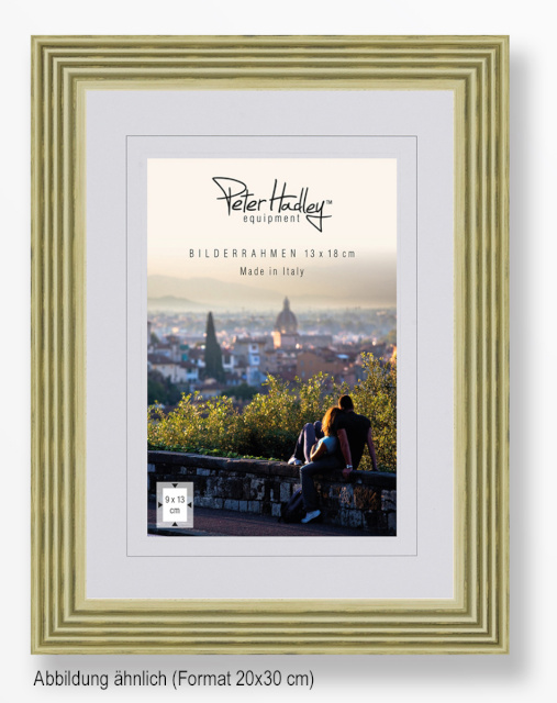 Peter Hadley pildiraam Arezzo 20x30 cm, roheline, Wooden Frame, puidust raamiga