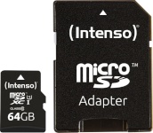 Intenso mälukaart microSDXC Card 64GB Premium Class 10 UHS-I