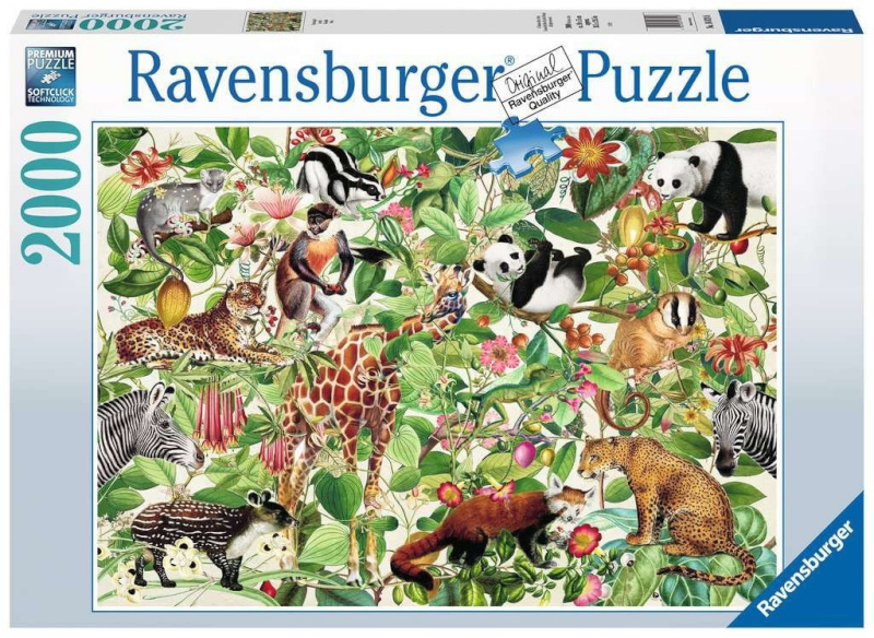 Ravensburger pusle 2000-osaline Jungle