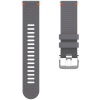 Polar perforeeritud nahast pulsikella rihmade komplekt Perforated Leather Wristband 22mm (Polar Grit X/Grit X Pro/Vantage M/Vantage M2), hall/oranž - suurus M/L
