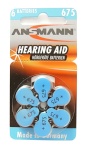 Ansmann vaegkuulja kuuldeaparaadi patarei Hearing Aid Zinc-Air 675 (PR 44) 6tk