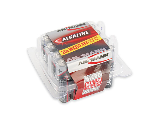 Ansmann patarei Alkaline Micro AAA red-line Box 20tk.