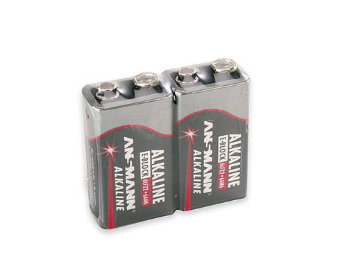 Ansmann patarei Alkaline 9V-Block red-line 2tk.