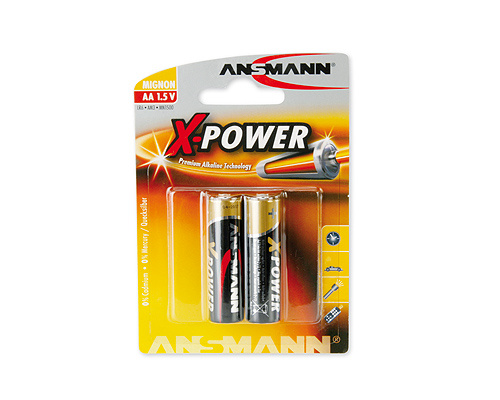 Ansmann patarei Alkaline Mignon AA X-Power 2tk.