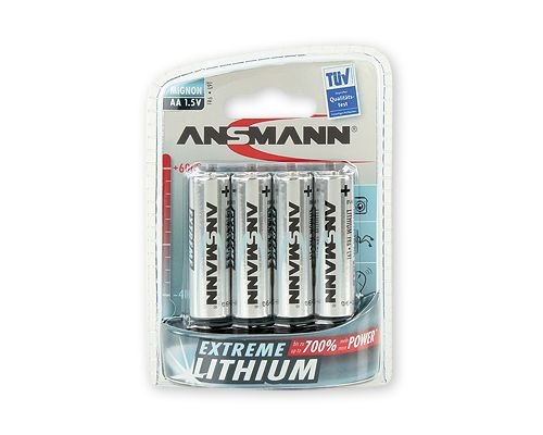 Ansmann patarei Extreme Lithium Mignon AA 4tk.