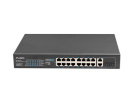 Lanberg switch rack 19" POE+ 16x 100MB /2X COMBO GIGABIT ETHERNET 150W