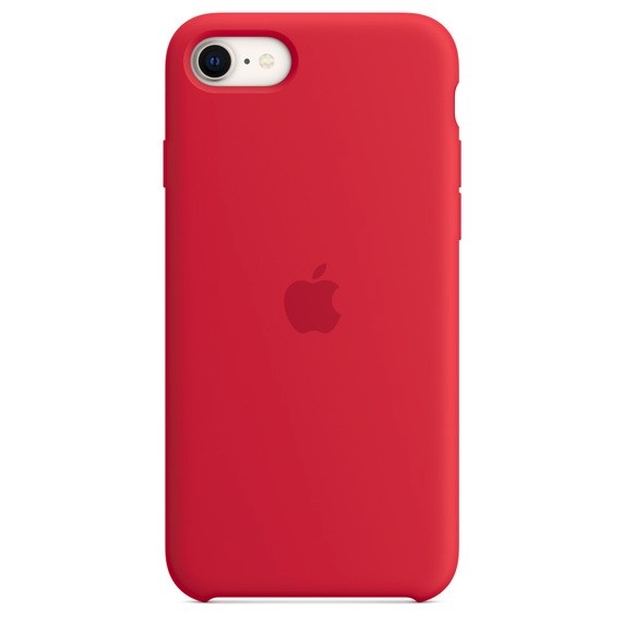 Apple kaitsekest Silicone case for iPhone SE - (PRODUCT) RED punane