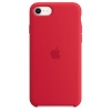 Apple kaitsekest Silicone case for iPhone SE - (PRODUCT) RED punane