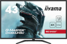 iiyama esitlusekraan G-MASTER G4380UHSU-B1 PC 42.5" 3840x2160 pikslit 4K Ultra HD LED Must