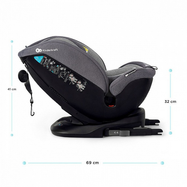 Kinderkraft turvatool Xpedition 0-36kg System Isofix must