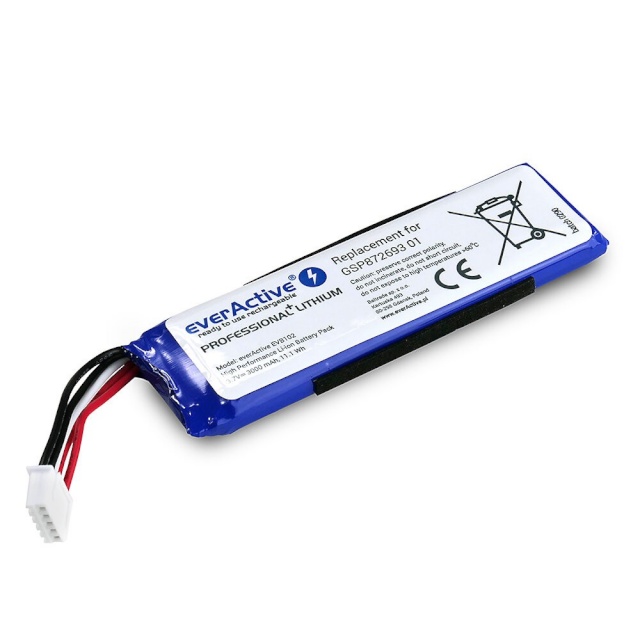 everActive aku EVB102 Battery for JBL Flip 4 Speaker, 1tk