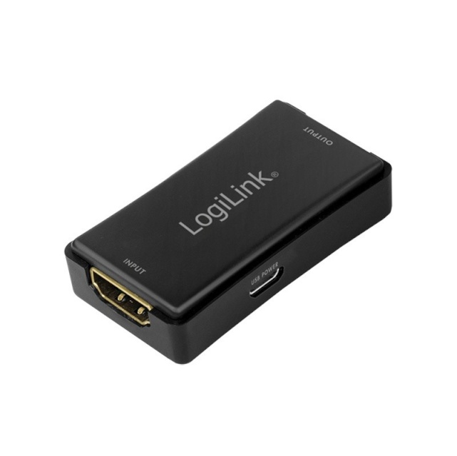 LogiLink videokaabel HDMI repeater 25m 4K / 60Hz HDCP 2.2