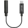 Boya Universal Adapter BY-K7 3.5mm TRS to USB-C for DJI Osmo Action