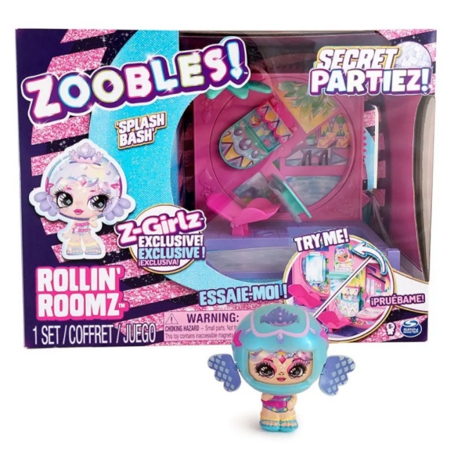 Zoobles mängukomplekt, 2 seeria Salajane Splash Bash pidu, 6064355