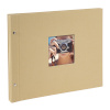 Goldbuch fotoalbum Bella Vista 30x25 cm, 40 mustad lehed, beež, kruvialbum
