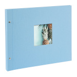 Goldbuch fotoalbum Bella Vista 30x25 cm, 40 mustad lehed, sinine, kruvialbum