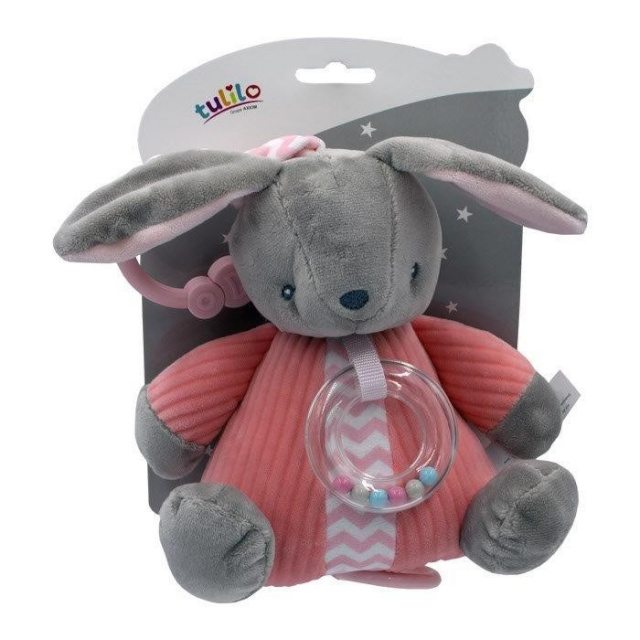 Tulilo pehme mänguasi Bunny roosa 18 cm