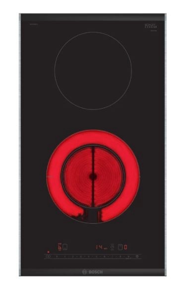 Bosch integreeritav keraamiline pliidiplaat PKF375FP2E, must