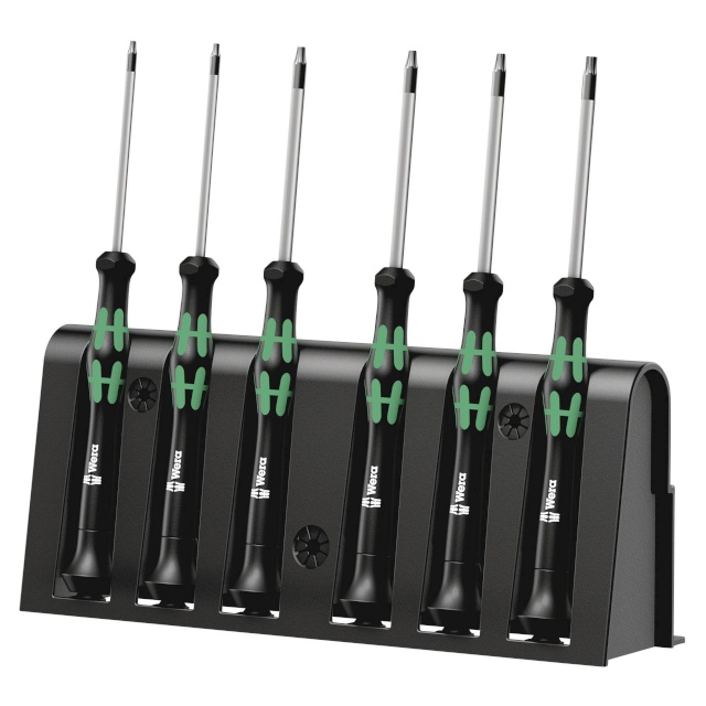 WERA kruvikeerajate kmpl 2067/6 Electricians TORX BO screwdriver set +Rack