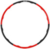 Pure2improve Hula Hoop must/punane, Foam, PP (Polypropylene)