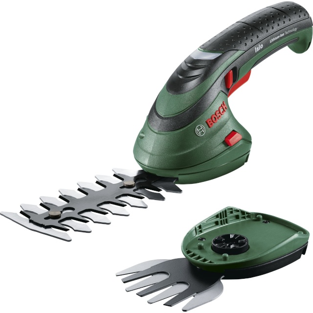 Bosch akumurukäärid ISIO III Multi-Function Trimmer with Brush Blade, roheline/must