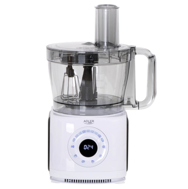 Adler köögikombain AD 4224 12in1 Food Processor, LCD, valge