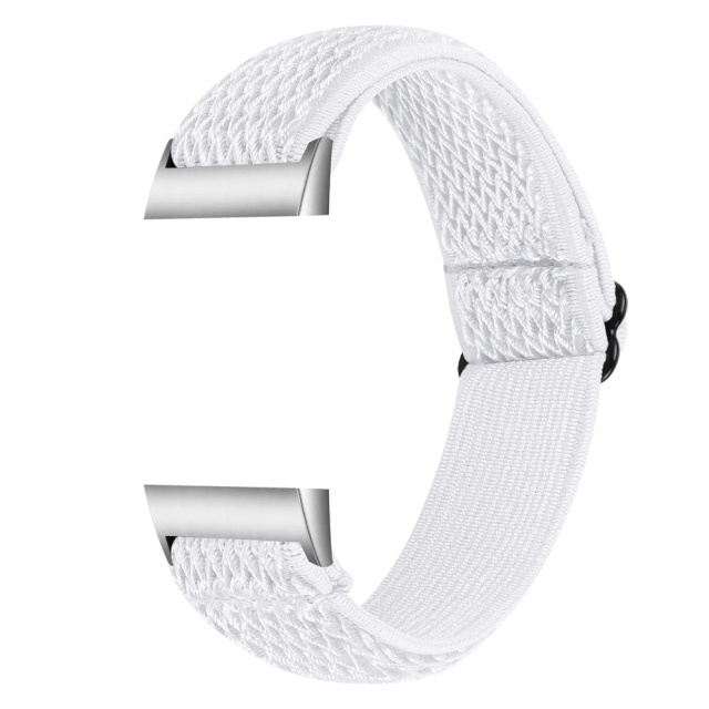 Randmerihm Essidi New Nylon Elastic Band (Fitbit Charge 2) valge
