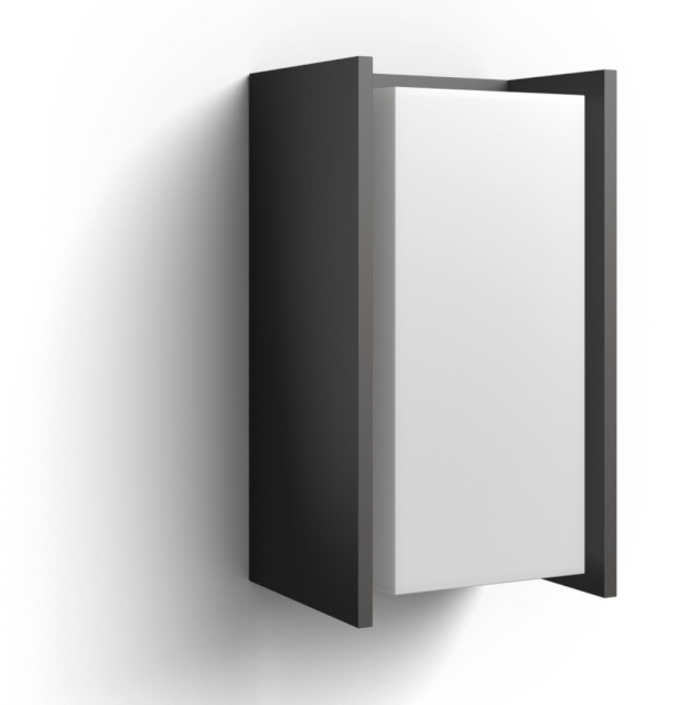 Philips välisvalgusti seinale Hue Turaco Outdoor White 9.5W, antrasiit