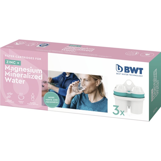 BWT filtrid 814453 3-pakk +Zink Magnesium Mineralized Water