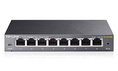 TP-Link switch TL-SG108E 8-Port Gigabit Easy Smart Switch Desktop
