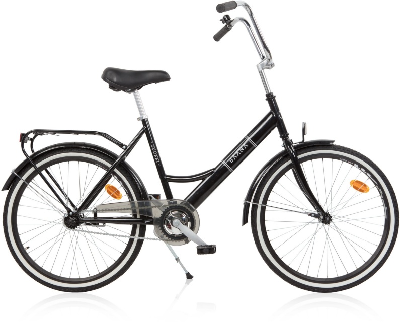 Baana jalgratas Suokki 24", 1-käik, must