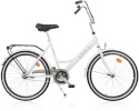 Baana jalgratas Suokki 24", 1-käik, valge
