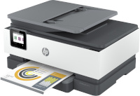 HP printer OfficeJet Pro 8022e AIO, Duplex, WiFi + LAN, must/valge
