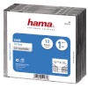 Hama CD karbid Slimline (51275) 10tk läbipaistev/must