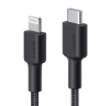 Aukey kaabel CB-CL03 Nylon Lightning -> USB-C, 2m, USB Power Delivery USB-PD, certificate MFi