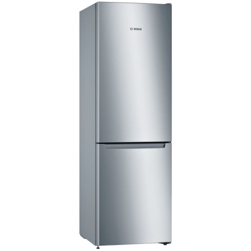 Bosch külmik KGN36NLEA 186 cm, 42 dB, No-Frost, elektrooniline juhtimine, roostevaba teras, 219/110 l