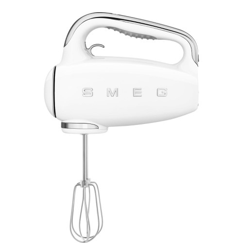 SMEG käsimikser HMF01WHEU, 50-ndate stiil, 250W, valge
