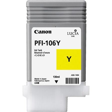 Canon tindikassett PFI-106 Y ink kollane